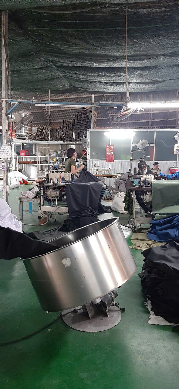 Hình ảnh kho và gia công cắt viền - Dệt Sài Gòn RITA - Công Ty TNHH Dệt Sài Gòn RITA